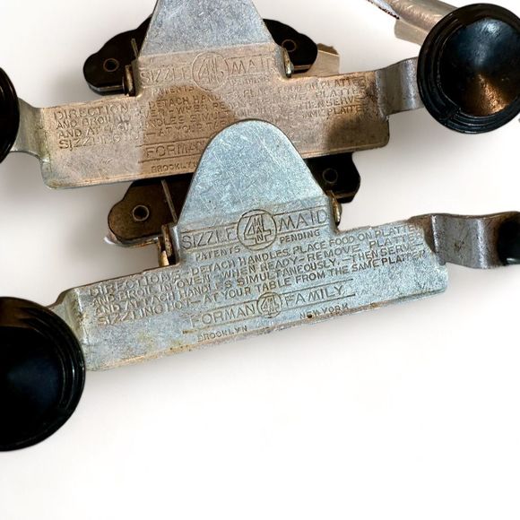 Forman Family Sizzle Maid Aluminum Broiler Pan with Removable Handles,1960s - Picture 6 of 14